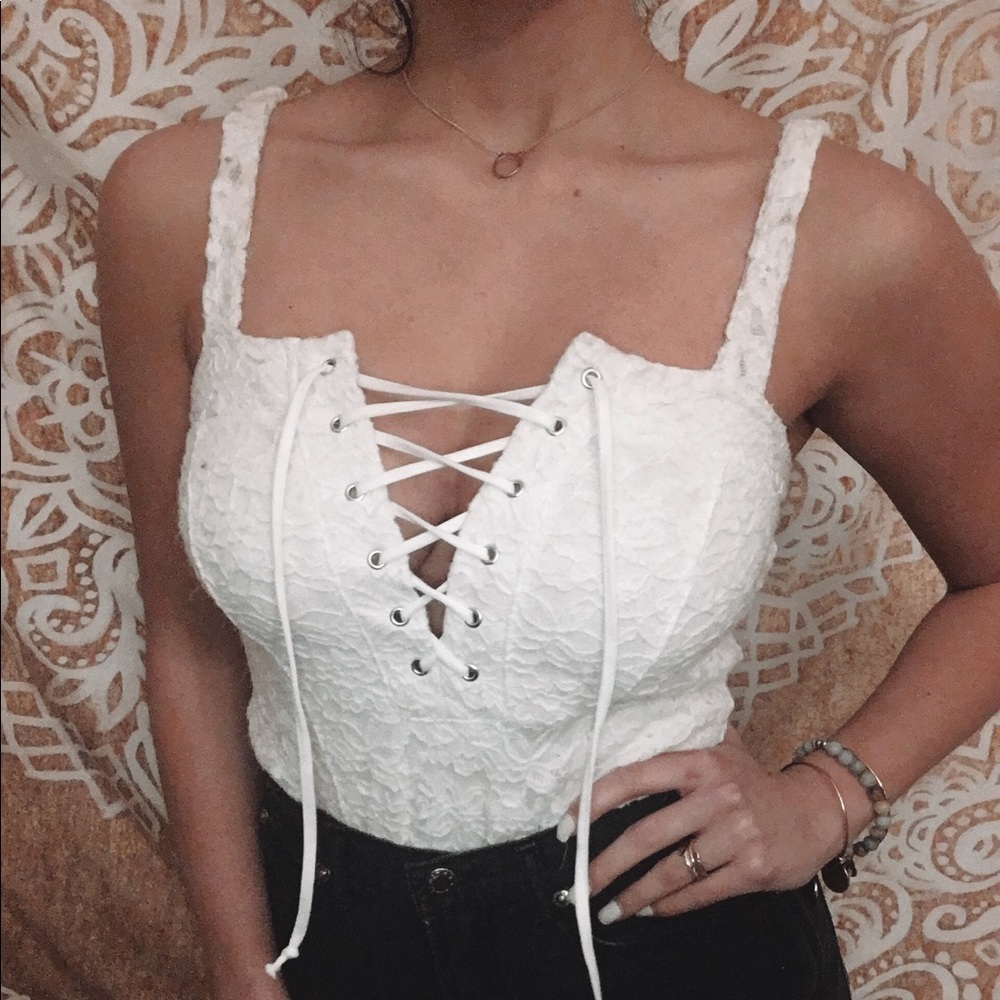Charlotte Russe Lace bodysuit